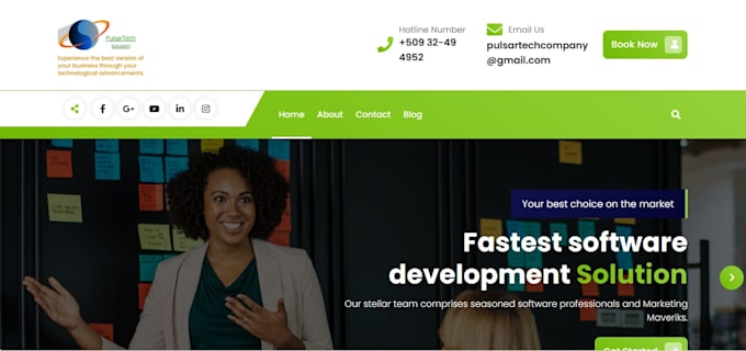 design and host your website