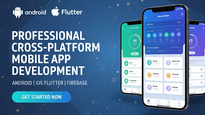 develop a fast and responsive flutter mobile app with modern UI