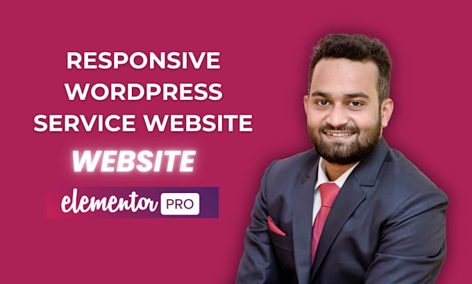 create responsive wordpress landing page with elementor