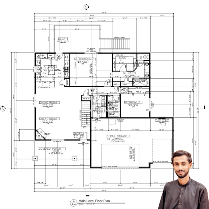architectural floor plan 2d floor plan PDF to cad,dwg