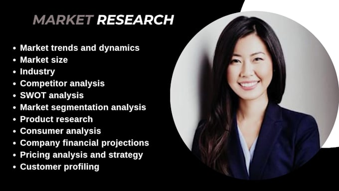 create a comprehensive business and market research report