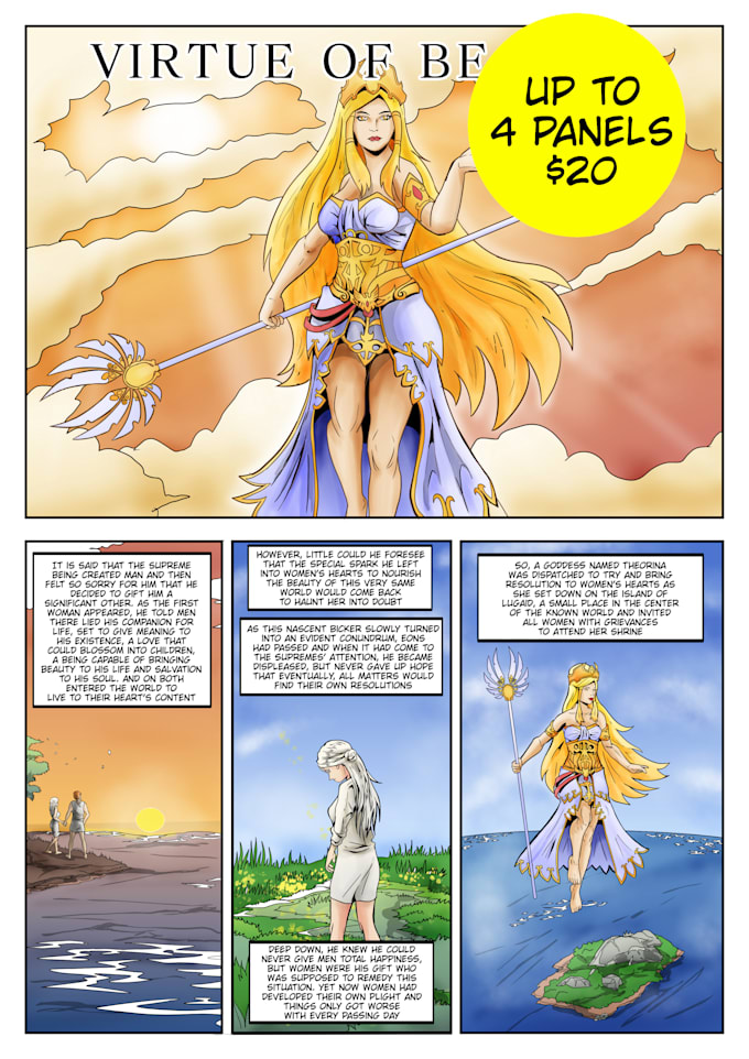 create comic or manga based on your story