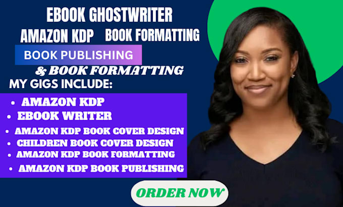 do book formatting, paperback and kindle ebook formatting for amazon kdp