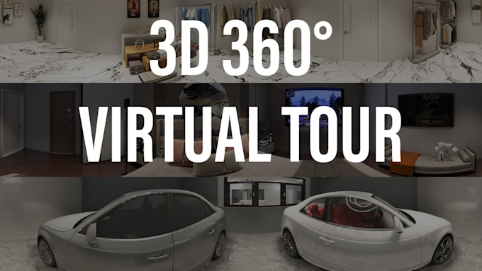 make a 3d 360 virtual tour