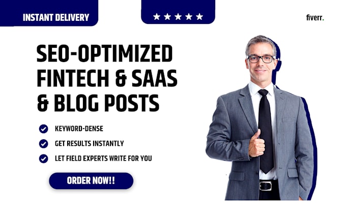 create SEO optimized fintech and saas articles and blog posts
