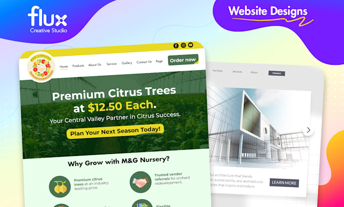 create a customized website