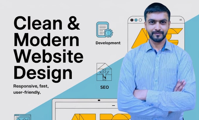 Clean Web Dev Design a clean and modern website for your business by Musmansheikhh ...
