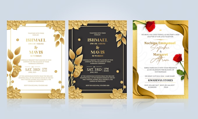 design elegant and customized wedding invitations