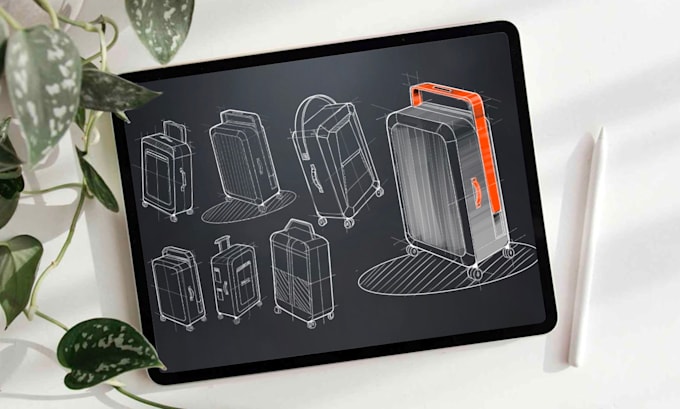 develop industrial and product design sketches