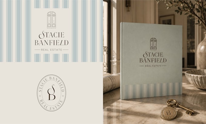 create a premium real estate and architecture brand identity