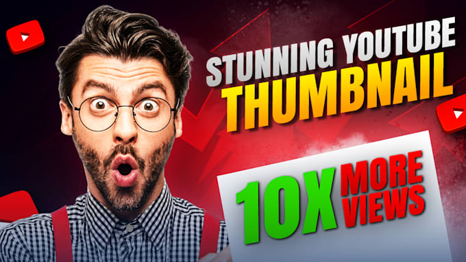 design an eye catching youtube thumbnail that gets clicks