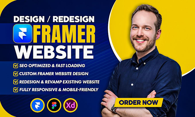 design a high converting framer landing page or figma to framer