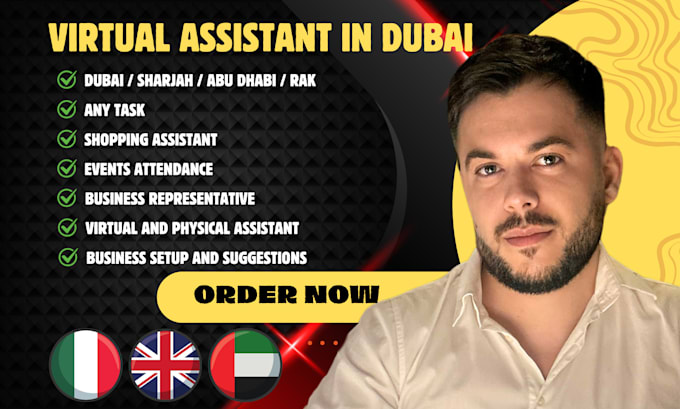 be your agent and virtual assistant in dubai uae