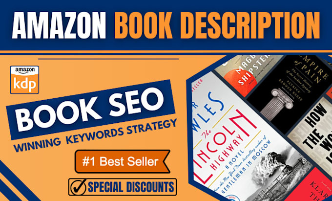write amazon kindle book description and kdp book blurbs