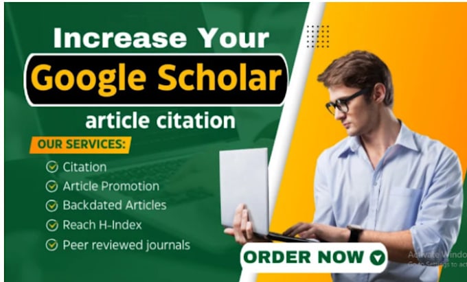 increase google scholar citation, backdate citation on researchgate