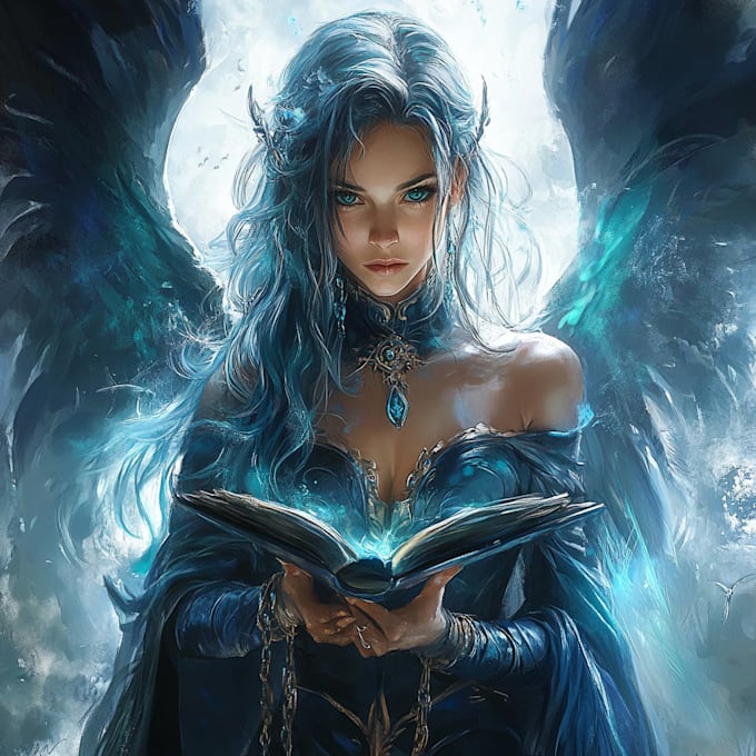 design a cute fantasy character art