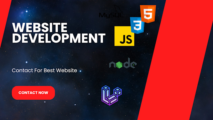 develop website using laravel