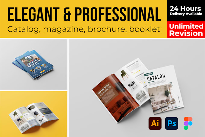 design modern product catalog for b2b or ecommerce brands