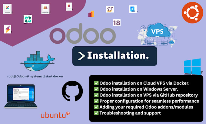 install odoo on vps and fully configure