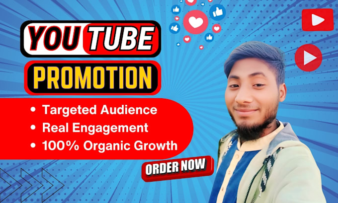 get real views engagement subscribers youtube promotion