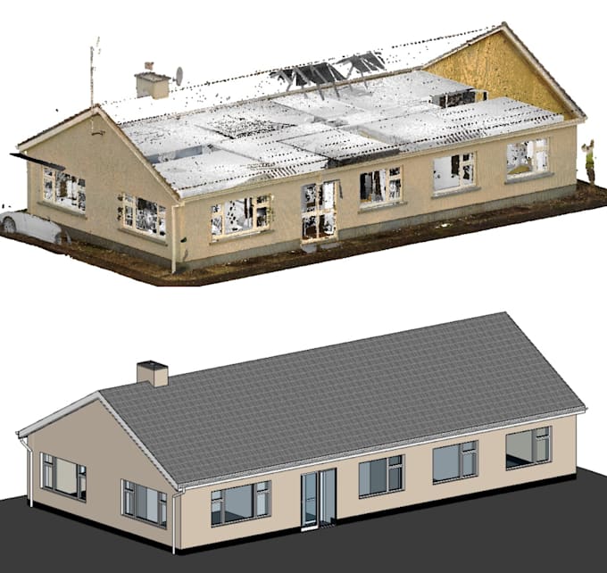 do revit models from point clouds