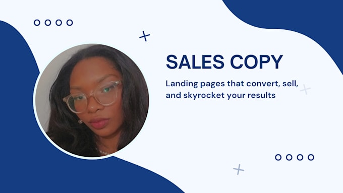write high converting sales copy, and landing page copy