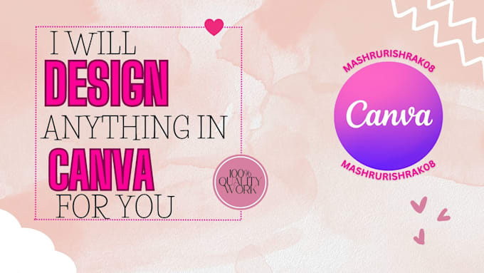 do any kind of canva design