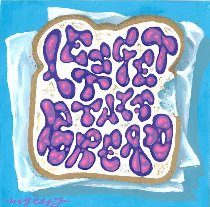 Create custom hand lettered wall art by Artbymyles | Fiverr