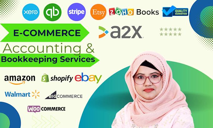 do ecommerce bookkeeping, accounting in quickbooks online and xero