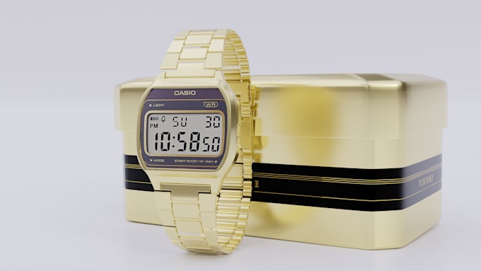 design and create 3d watch animation for your watch