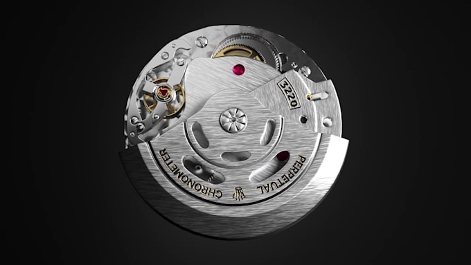 do 3d watch animation, 3d watch design, 3d watch modeling and rendering