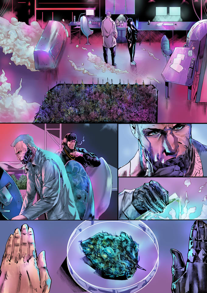 do comic book art for you no ai