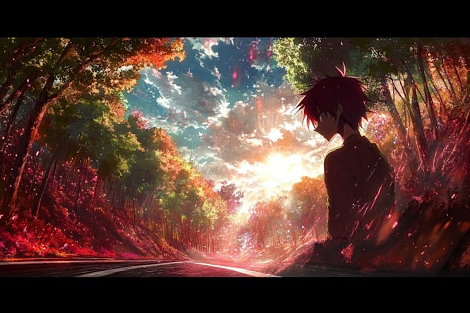 draw anime background, environment, visual novel