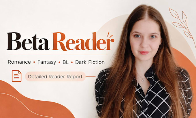 be your new beta reader for romantic fantasy, romance, bl, or dark fiction novel