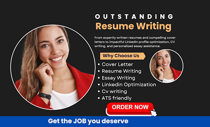 write a professional optimized resume, CV, cover letter and linkedin