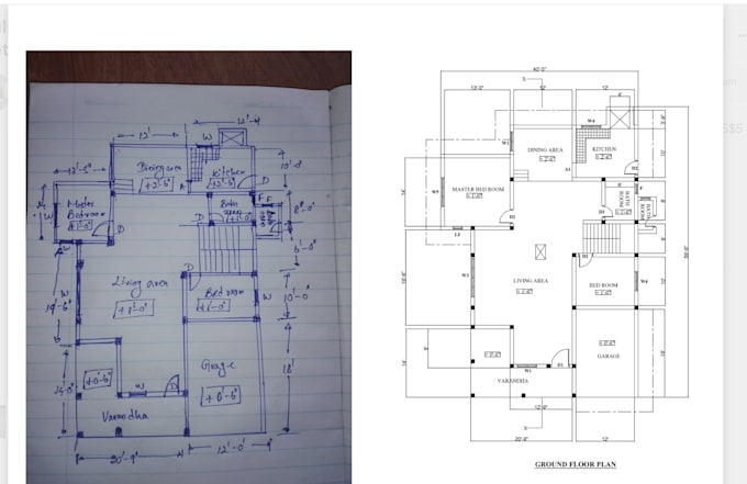 redraw floor plans in autocad and revit