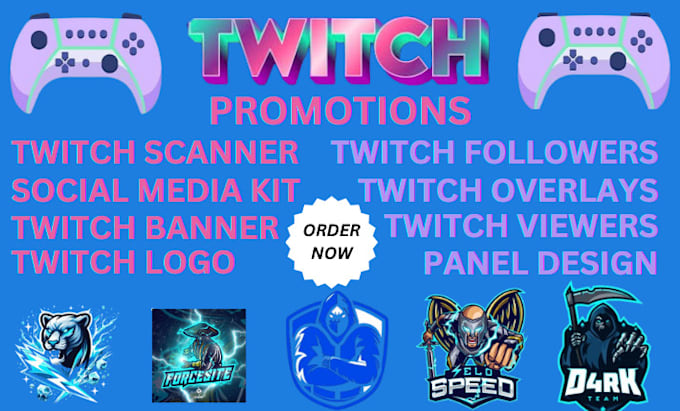Execute twitch overlays kick logo panels twitch design by Teresafraser1 ...