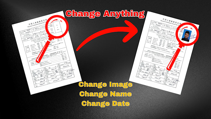 Do edit in document change your photo, name, text, date, etc by ...