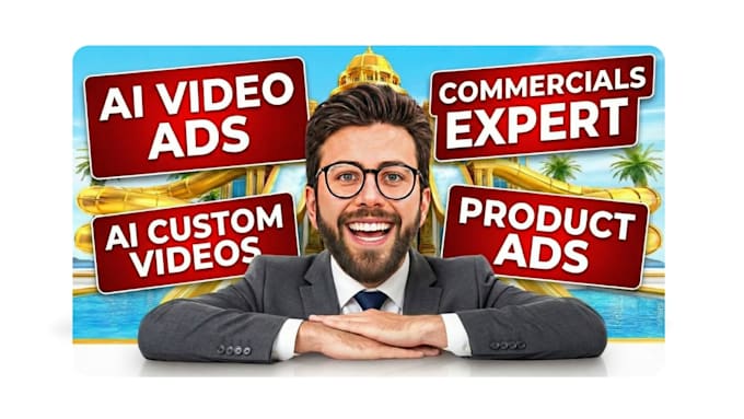 create ai video ads, ai product ads and ai commercial ads