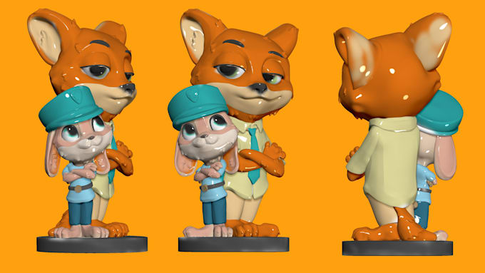 create cute 3d print model