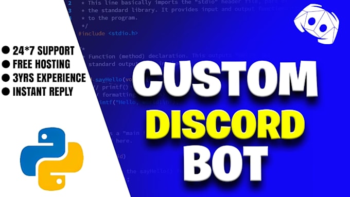 Make custom discord bot for your discord server with python by ...