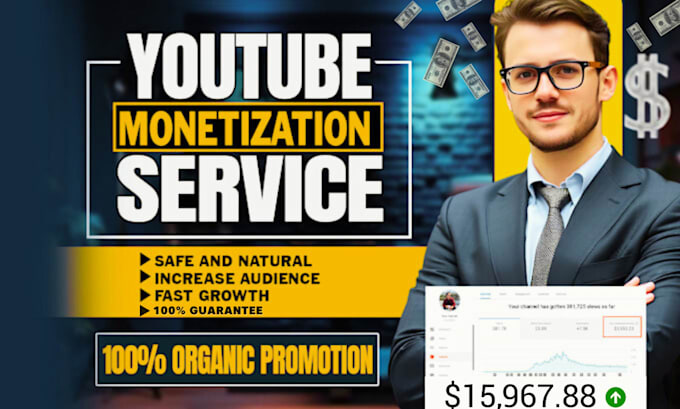 do fast youtube monetization organically