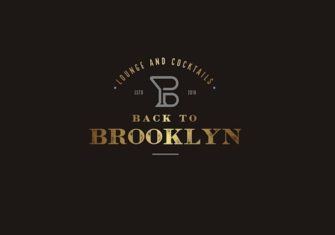 design bar cocktail up beat york style logo