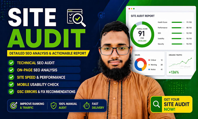 do complete website SEO audit with screaming frog, gsc fixes