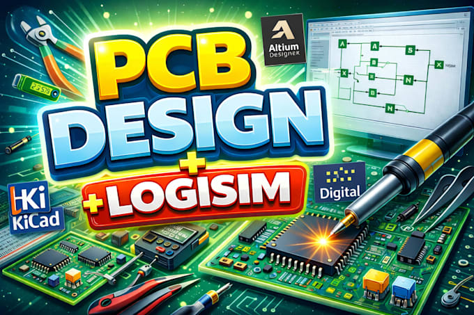 assist in digital logic systems, pcb designs, digital logic design and circuits