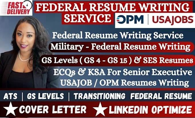 Write usajobs federal resume writing, ats resume writing, executive ...