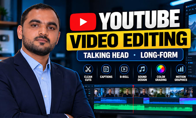 edit youtube talking head videos and long form content