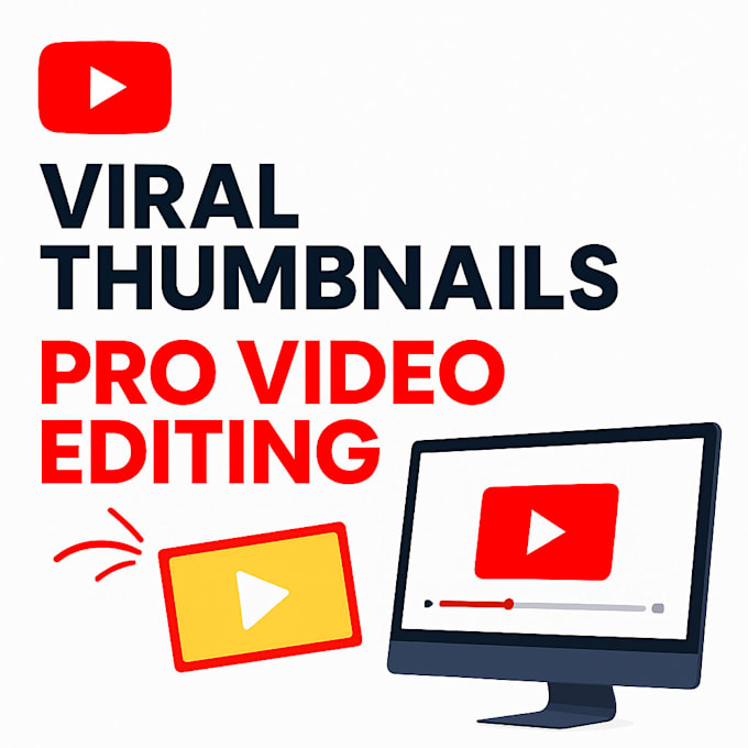 design eye catching thumbnails and pro video edits