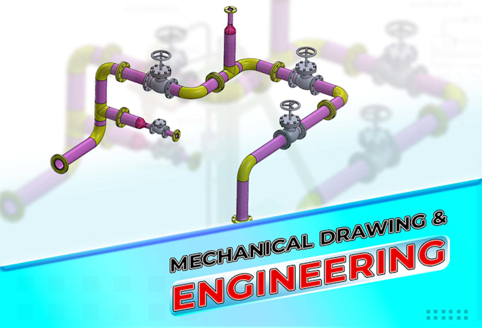 design 2d and 3d cad model, mechanical and industrial product