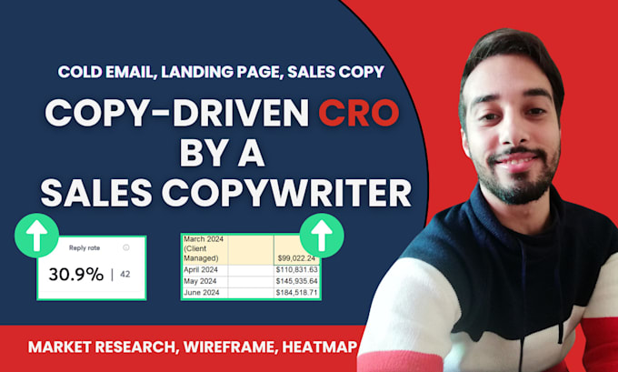 cro audit your sales page, cold email, and landing page